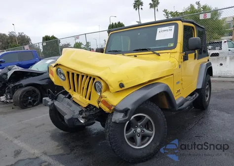 2004 Jeep Wrangler X from USA, damaged, VIN 1J4FA39S24P732070